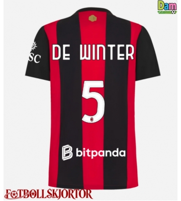 AC Milan Koni De Winter #5 Hemmatröja Dam 2026-27 Kortärmad
